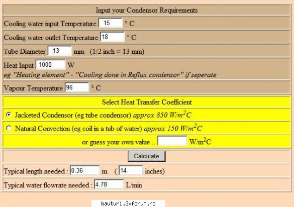 Aparate de distilare - situl de calcul e asta : am considerat ca - Handmade