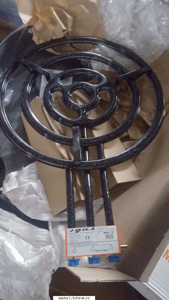 Arzator gaz pt cazan de 200 l - In final am luat unul de 70 cm diametru la 850 - Handmade