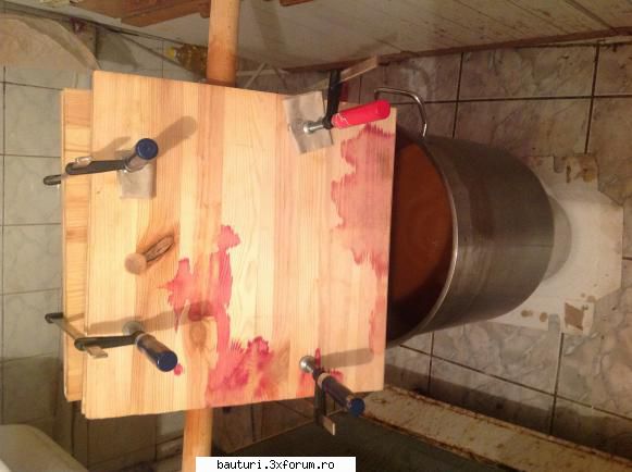 Cidru de mere fermentat pe boasca - Am mai turnat 5 litri de apa peste pulpa si am - Bauturi fermentate