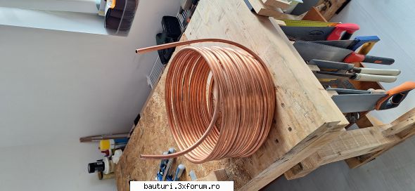 Confecționare răcitor plamanda - Am facut spirala de racit plamada din teava de 10 - Handmade