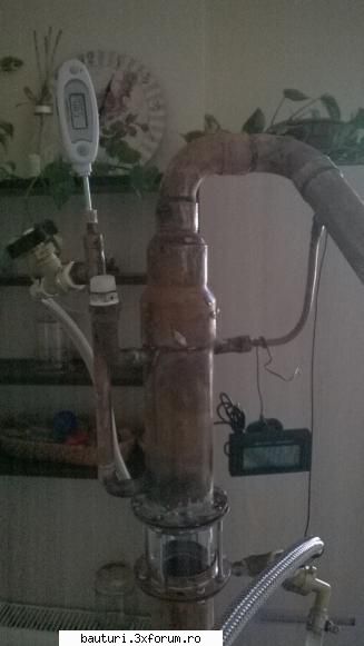 Constructie coloana CM 54 mm - Alimentarea condensatorului de reflux am facut-o - Handmade