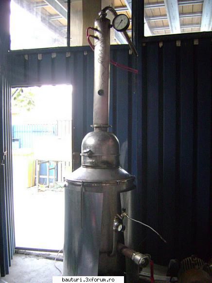 Instalatia de distilare - Acum insa am construit un cazan cu blazul de 200 - Handmade
