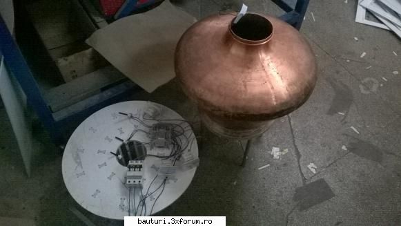 Plita electrica 4200W - Aici se vad controlerele "in aer". Urmeaza sa le - Handmade